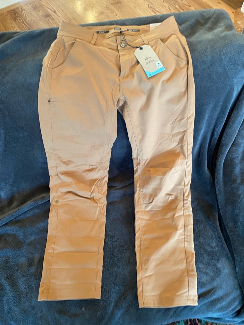 Prana Straight Fit Chino Pants in Camel